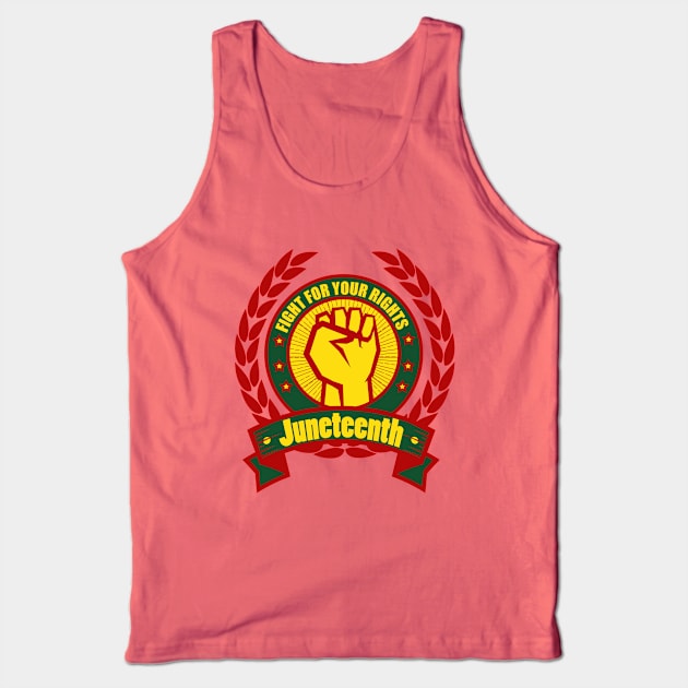 Juneteenth Celebration Tank Top by masksutopia